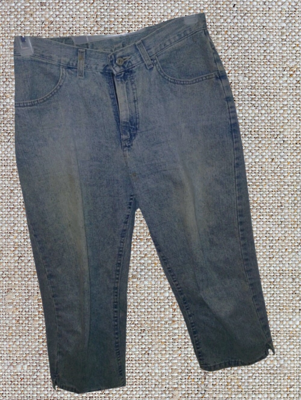 Riders Crop Jeans Lt Blue Denim Vintage 10M